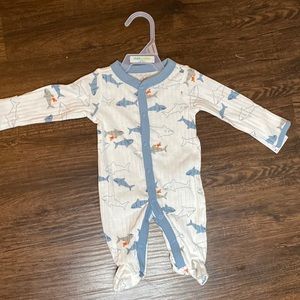 Carters size newborn color blue and white